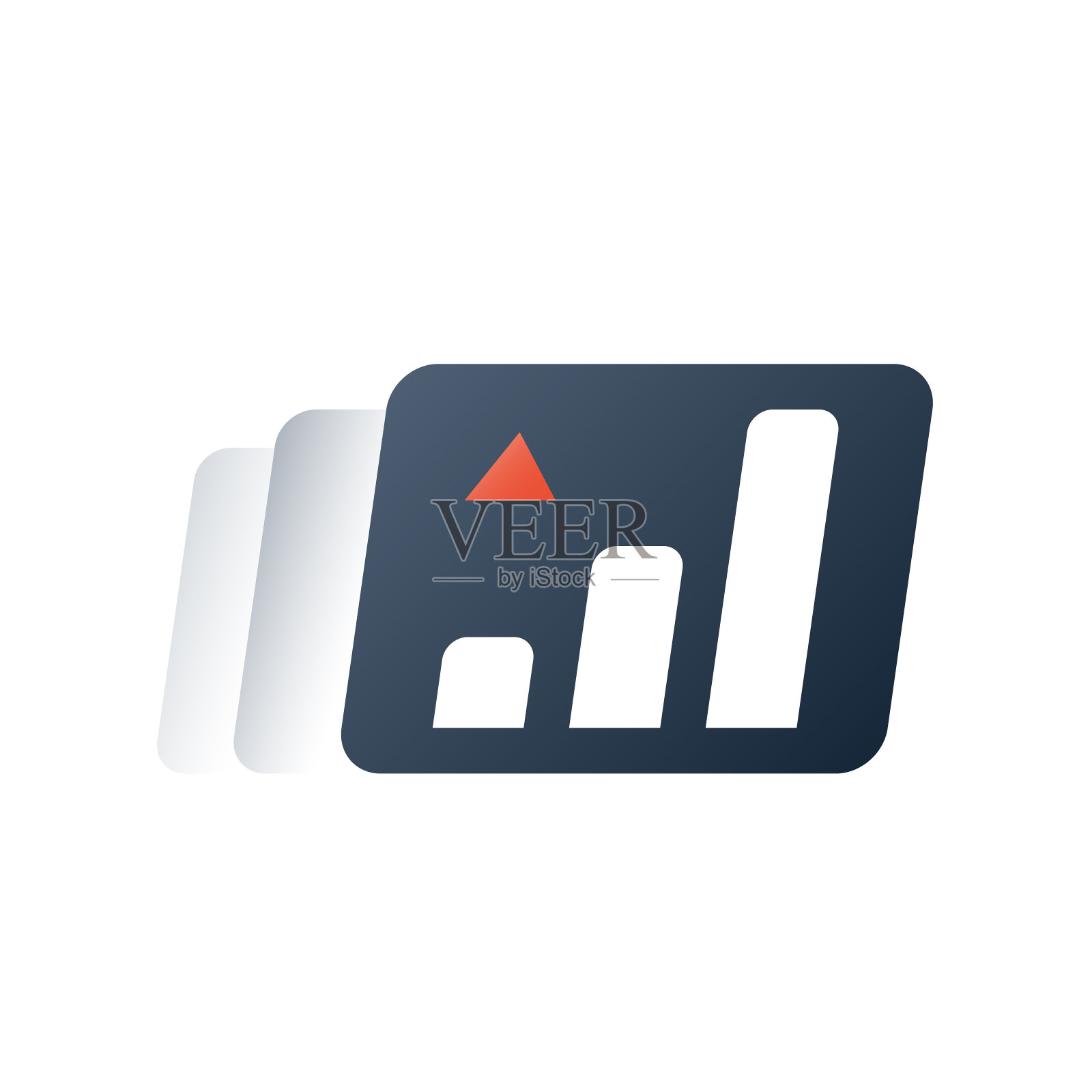 创业企业成长策略、投资基金业绩报告、动态市场数据分析、经济风险评估插画图片素材