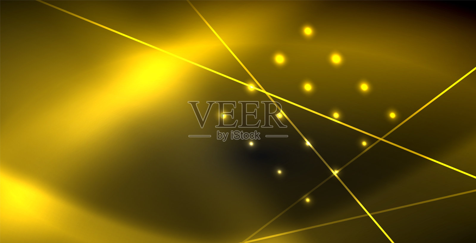 霓虹灯抽象线条插画图片素材