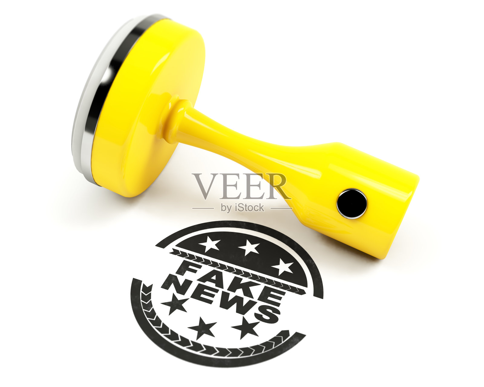 黄色的橡皮图章照片摄影图片