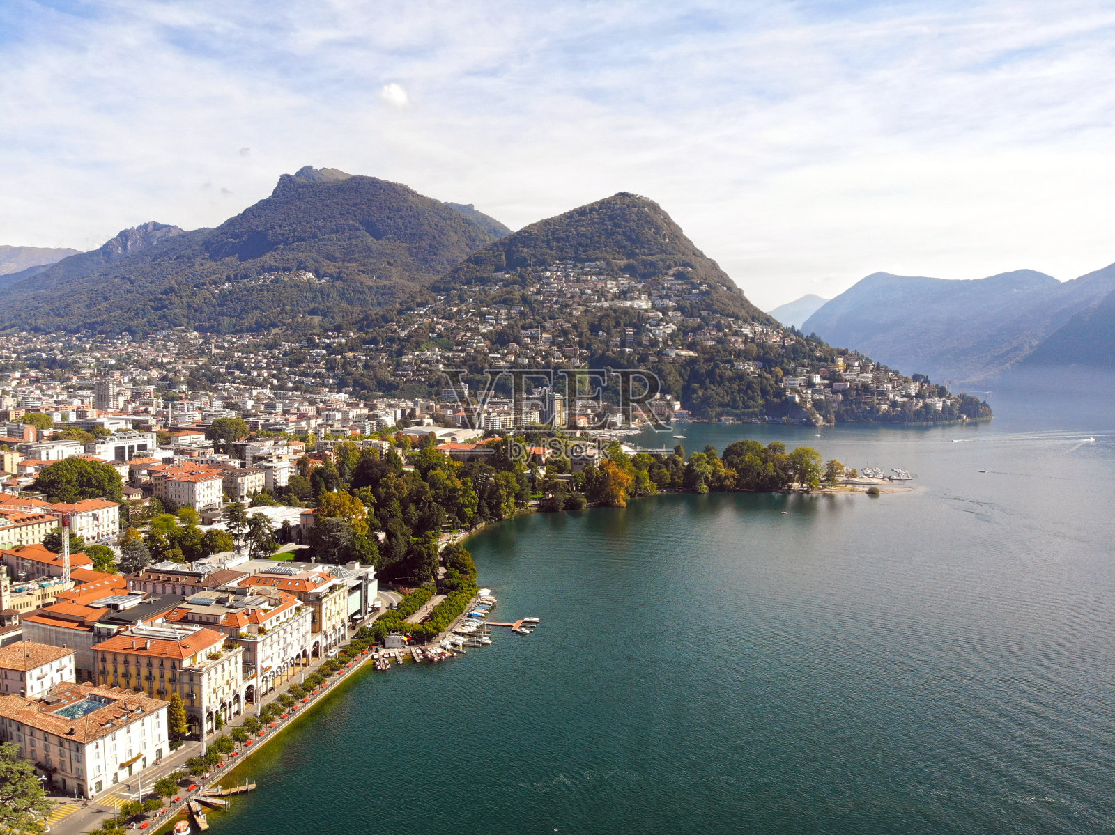 卢加诺照片摄影图片