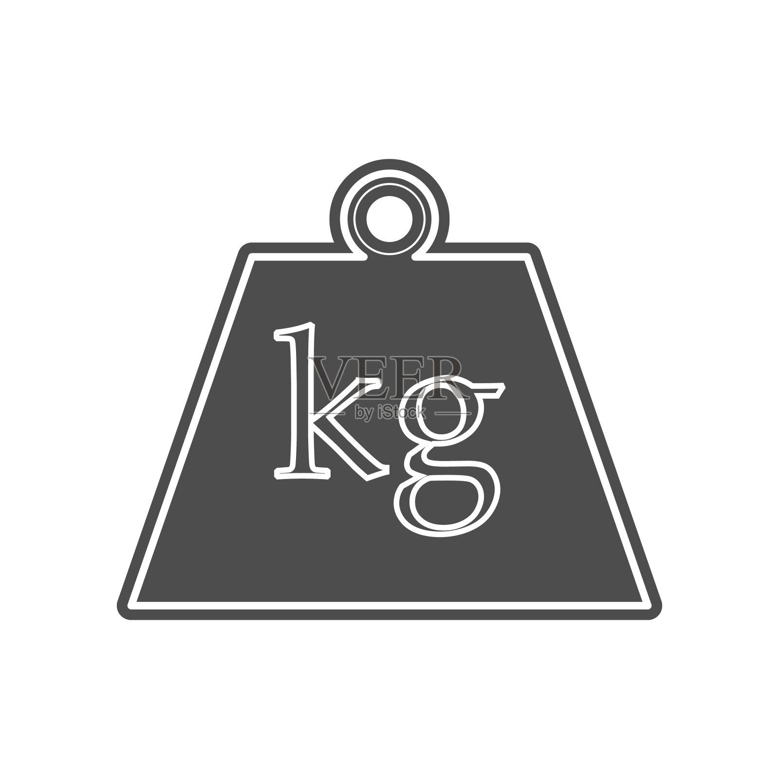 手提箱图标的秤。极简元素的移动概念和web应用图标。字形，平面图标用于网站设计和开发，应用程序开发图标素材