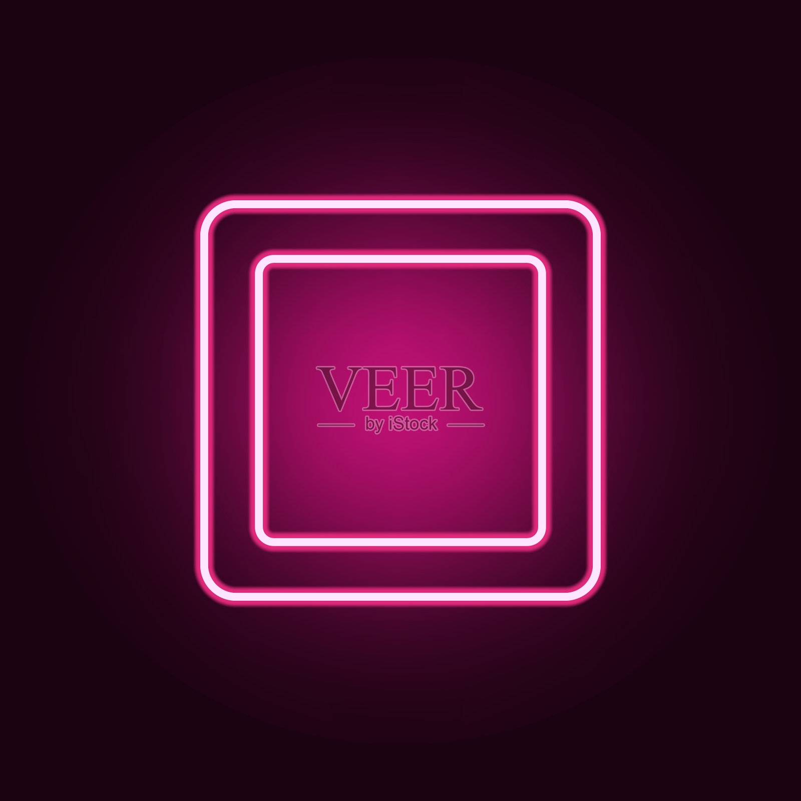 灯的开关图标。霓虹风格图标的Web元素。简单的图标为网站，网页设计，移动应用程序，信息图形图标素材