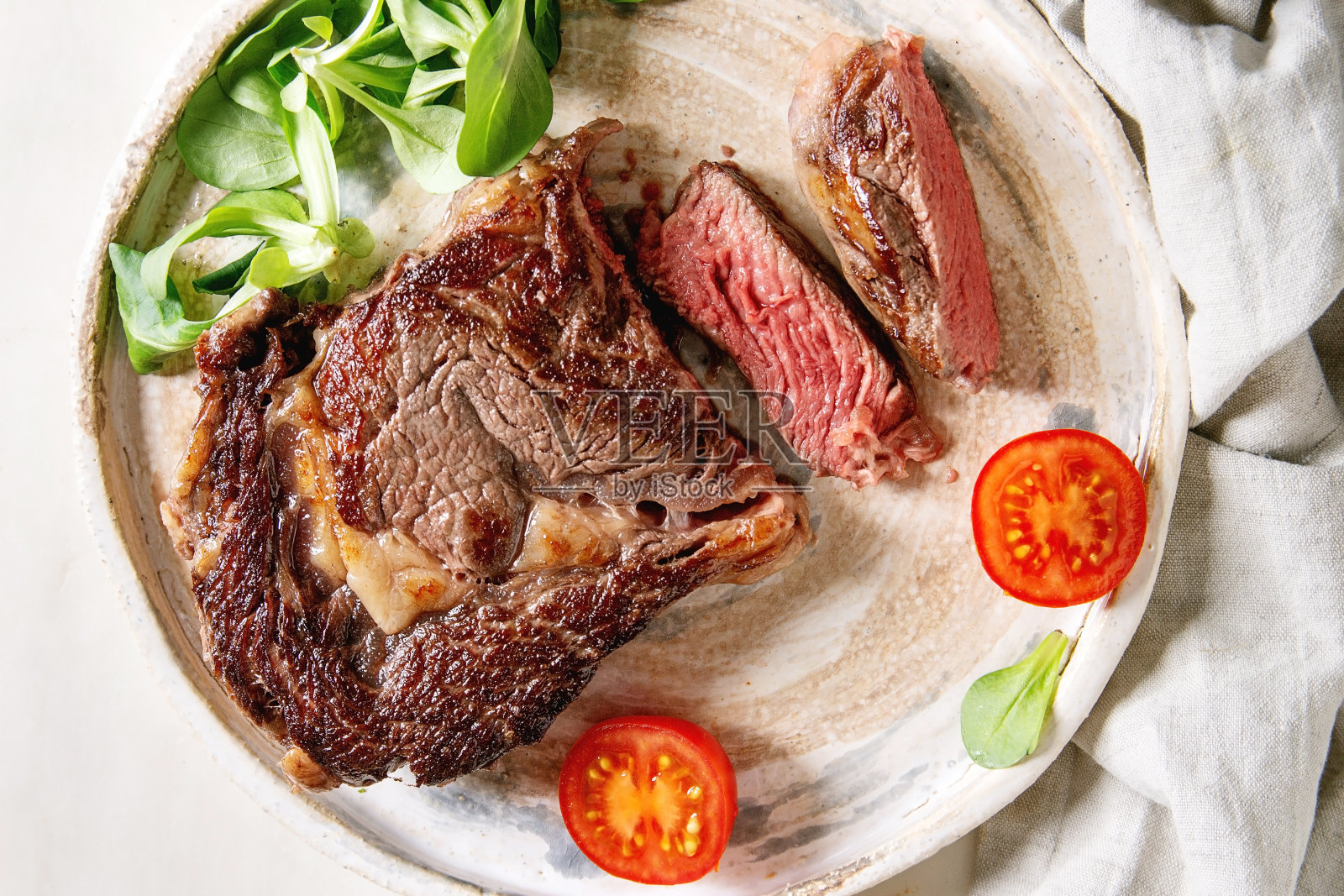 烤牛排照片摄影图片