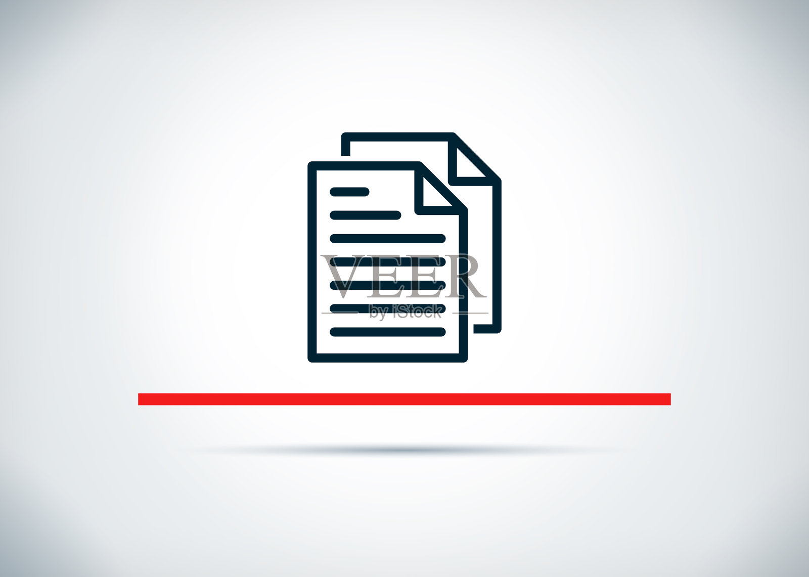 文档页面图标抽象平面背景设计说明插画图片素材