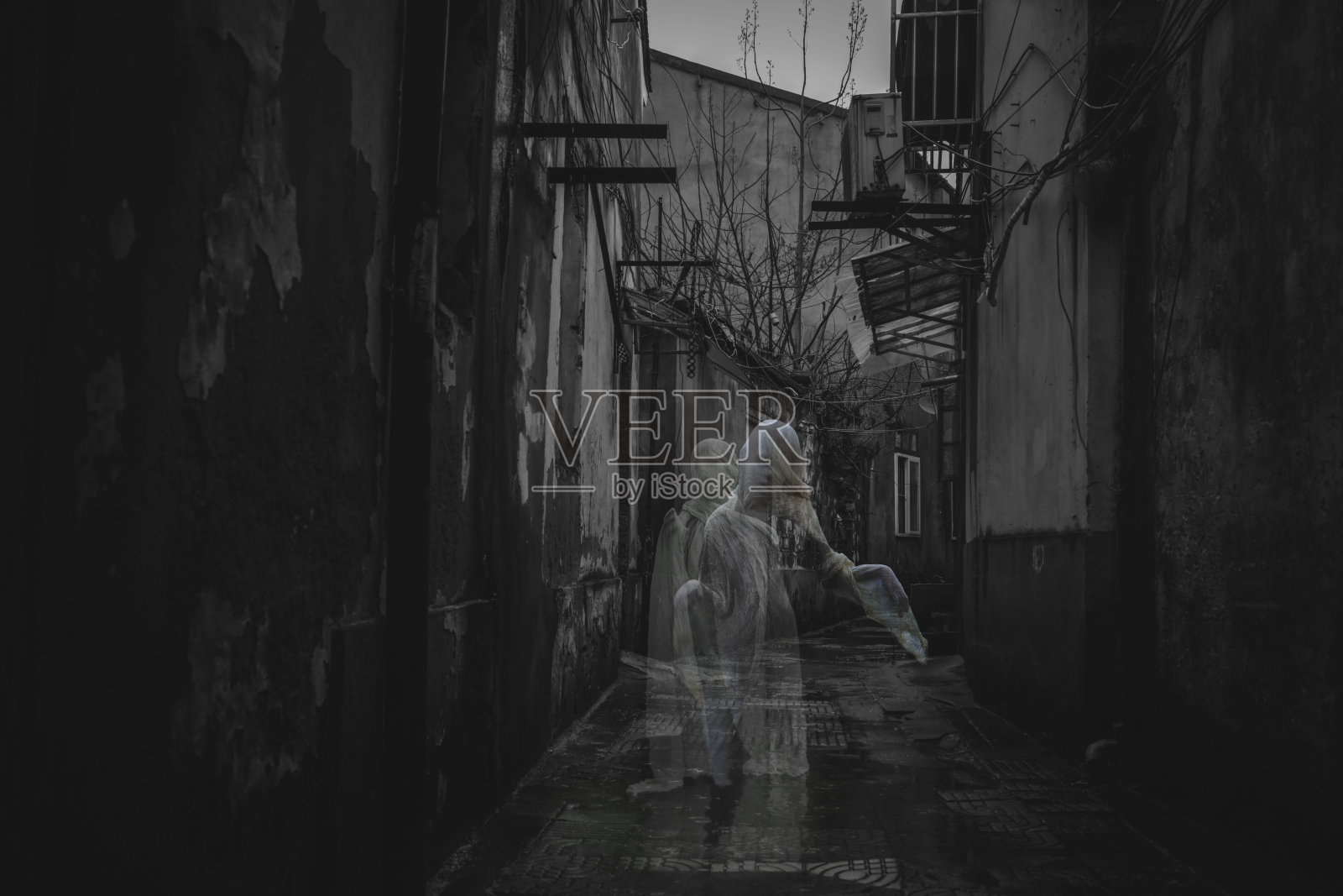 幽灵老道在中国苏州照片摄影图片