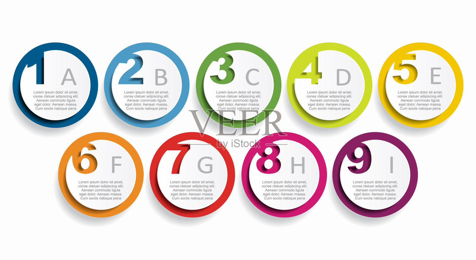 信息图设计模板与地方为您的数据。矢量插图。插画图片素材