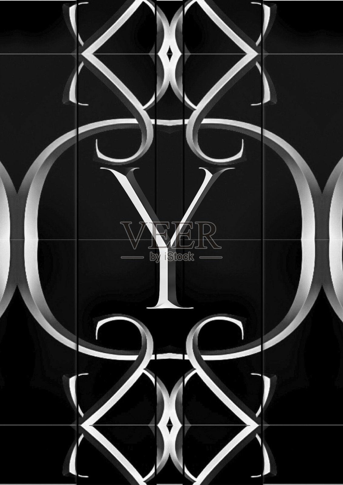 字母y金属与火照片摄影图片