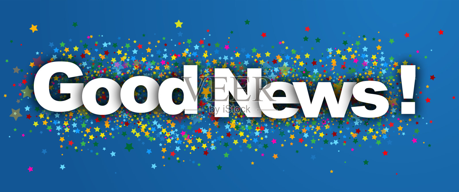 一个好消息插画图片素材