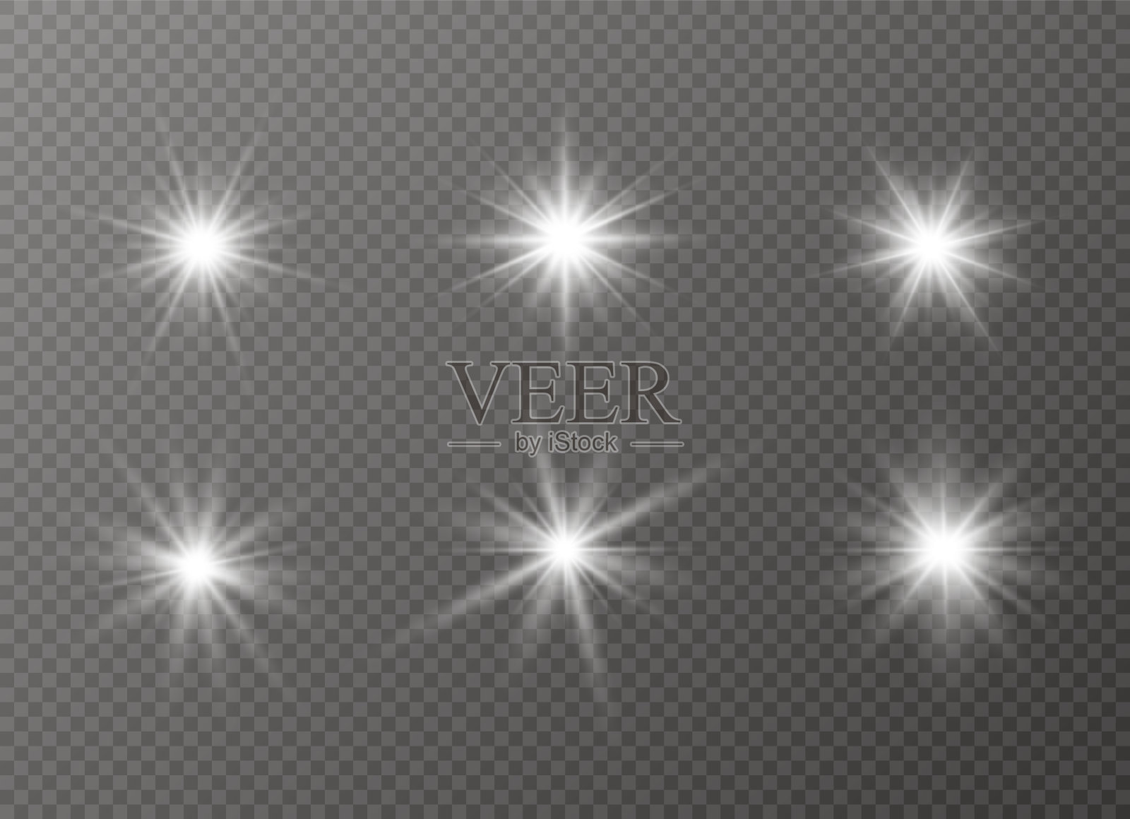 白色的光插画图片素材