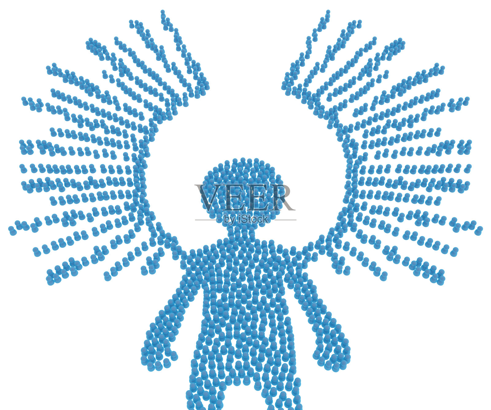 群图的翅膀照片摄影图片