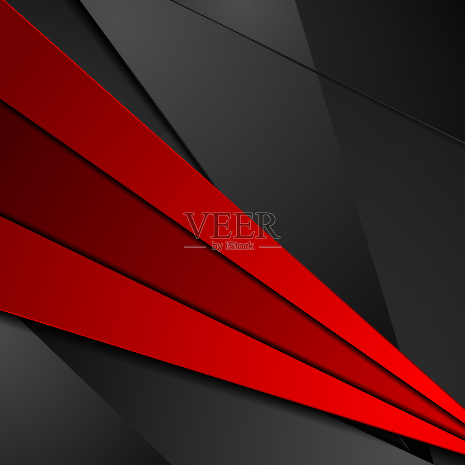 红色和黑色科技公司抽象背景插画图片素材