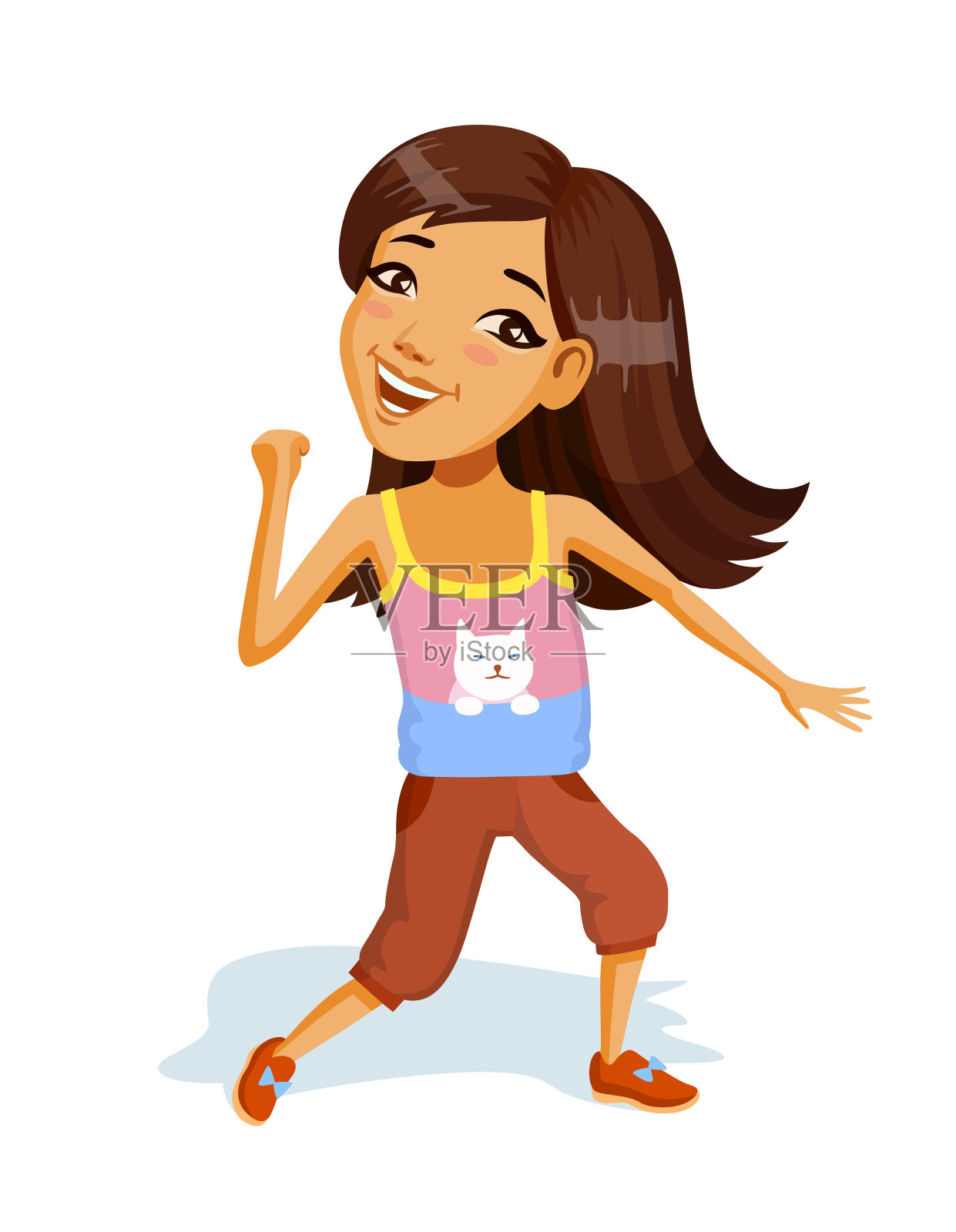 扮演小女孩设计元素图片