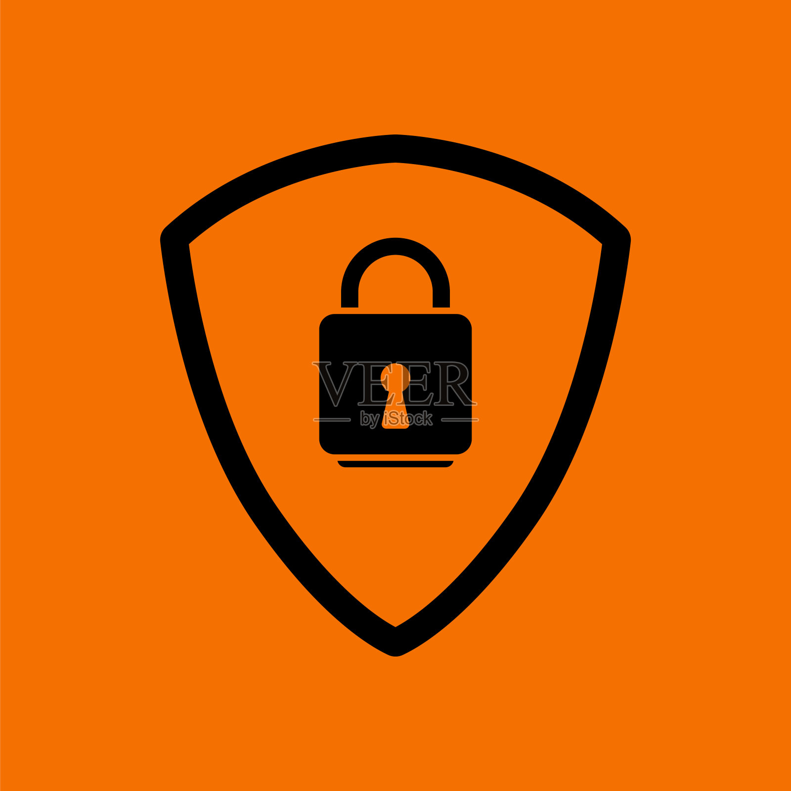 数据安全图标插画图片素材