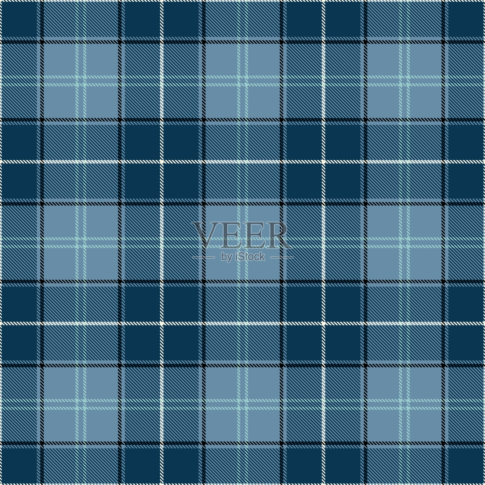 格子呢格子无缝图案背景插画图片素材