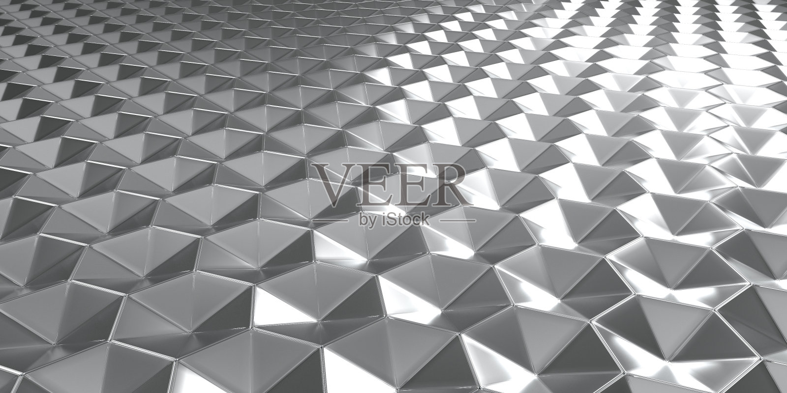 3D几何抽象六角形壁纸背景照片摄影图片