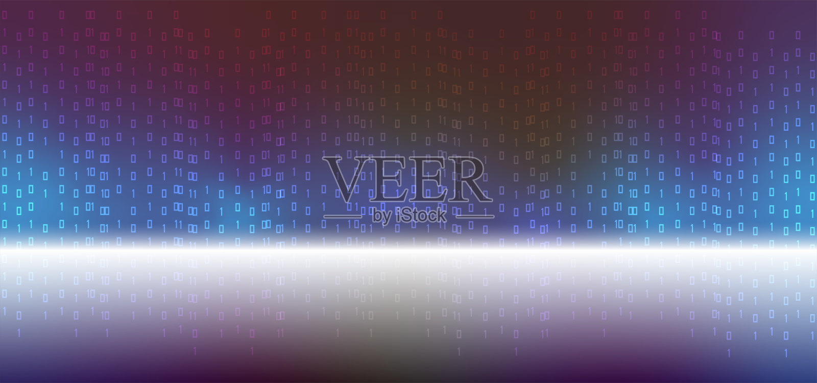 背景内容的抽象蓝色图形。插画图片素材