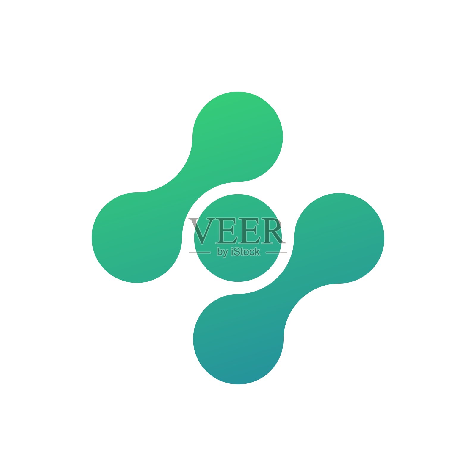 医疗保健矢量图标设计概念。白色背景上的科学符号。插画图片素材