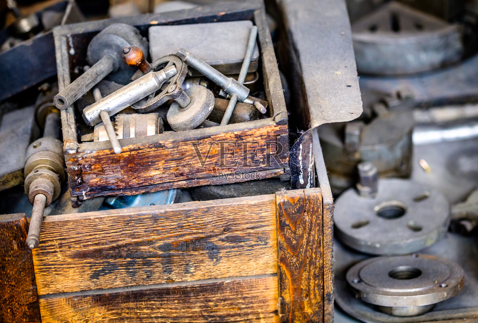 旧的工作台照片摄影图片