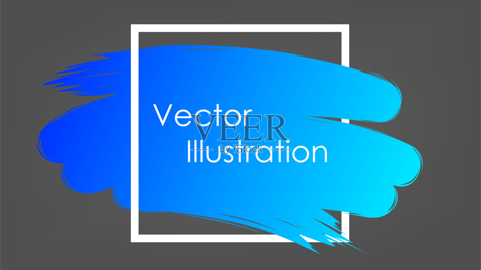 笔刷绘制的文本或标题模板插画图片素材