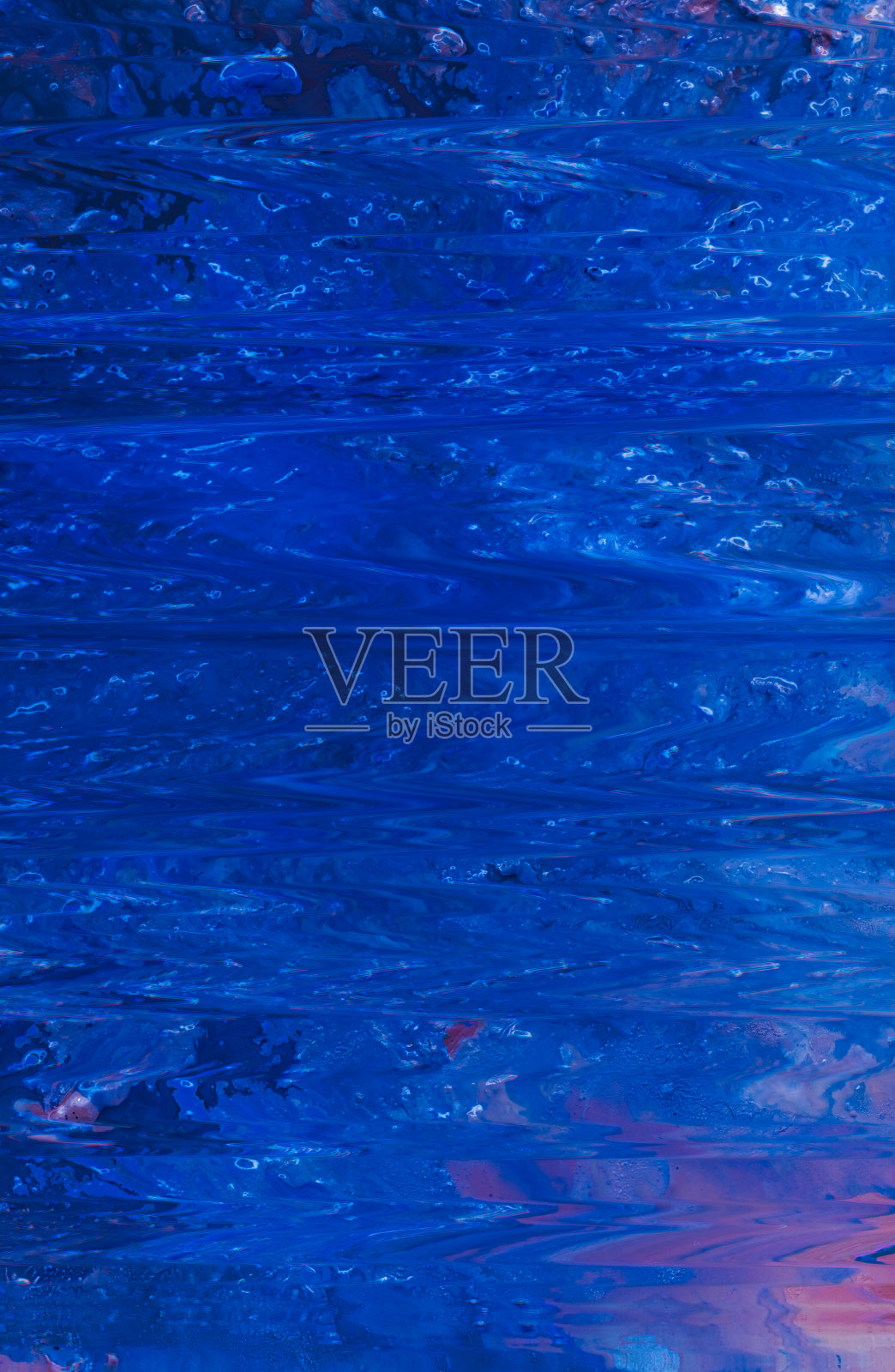 蓝色涟漪水面抽象艺术背景照片摄影图片