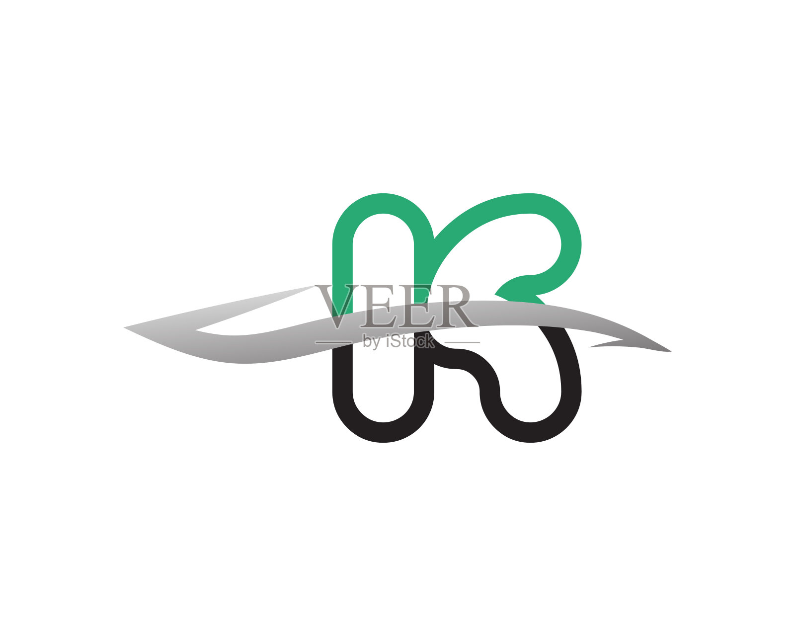 K字母和K向量标志设计设计元素图片