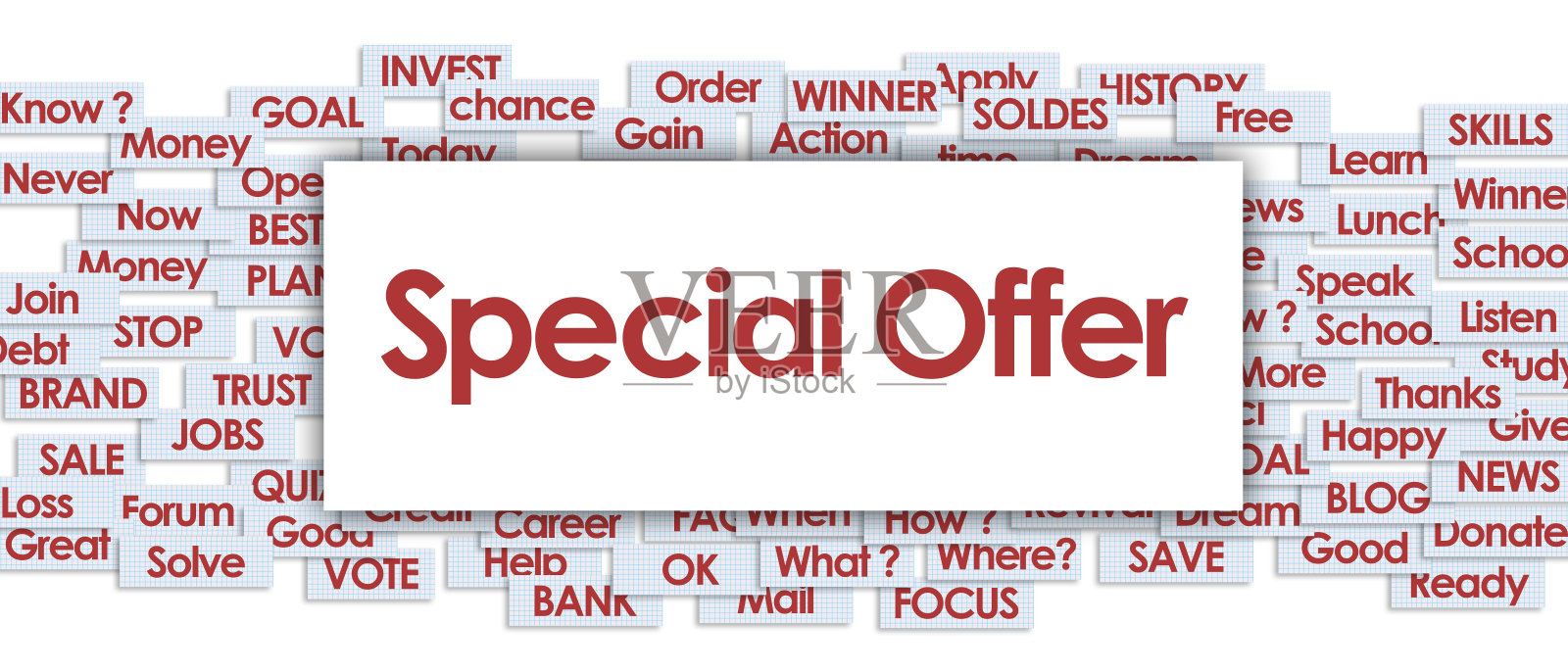 特殊报价插画图片素材