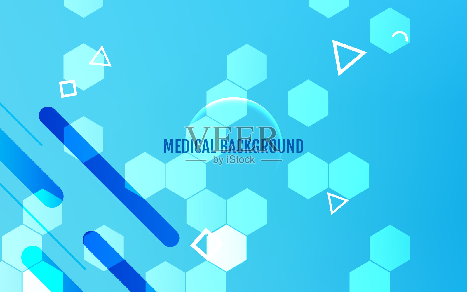 健康和医学背景。业务矢量插图。空间的文本。插画图片素材