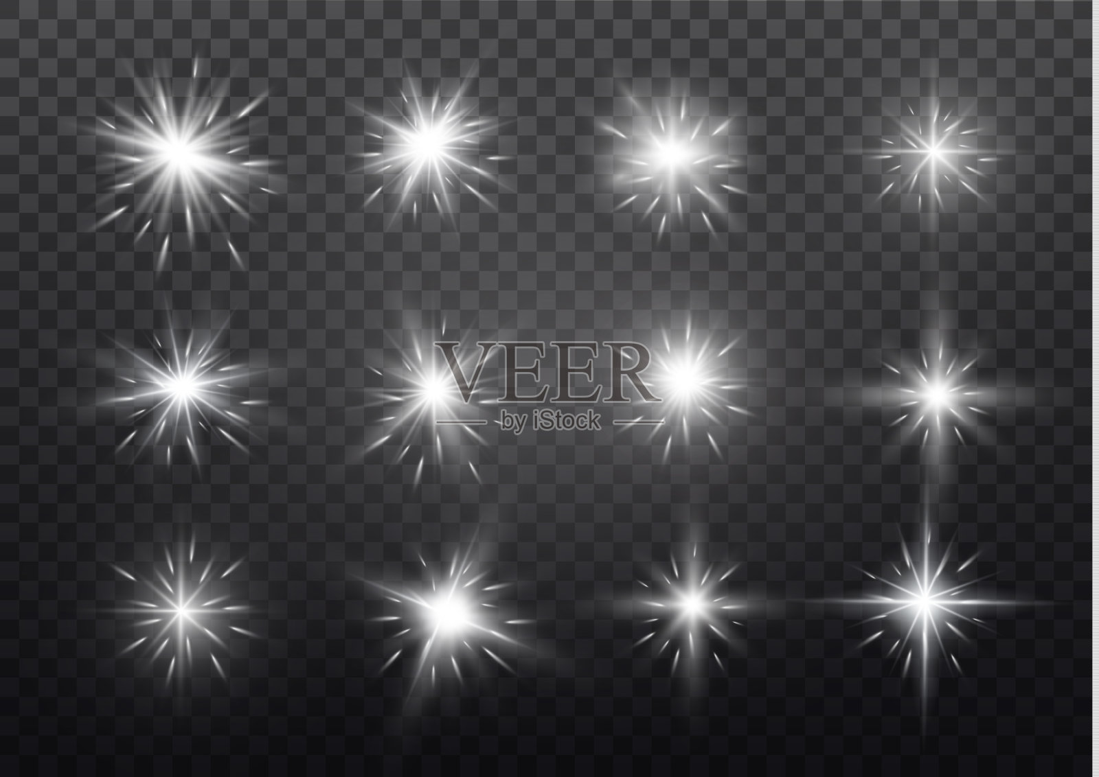 白光插画图片素材