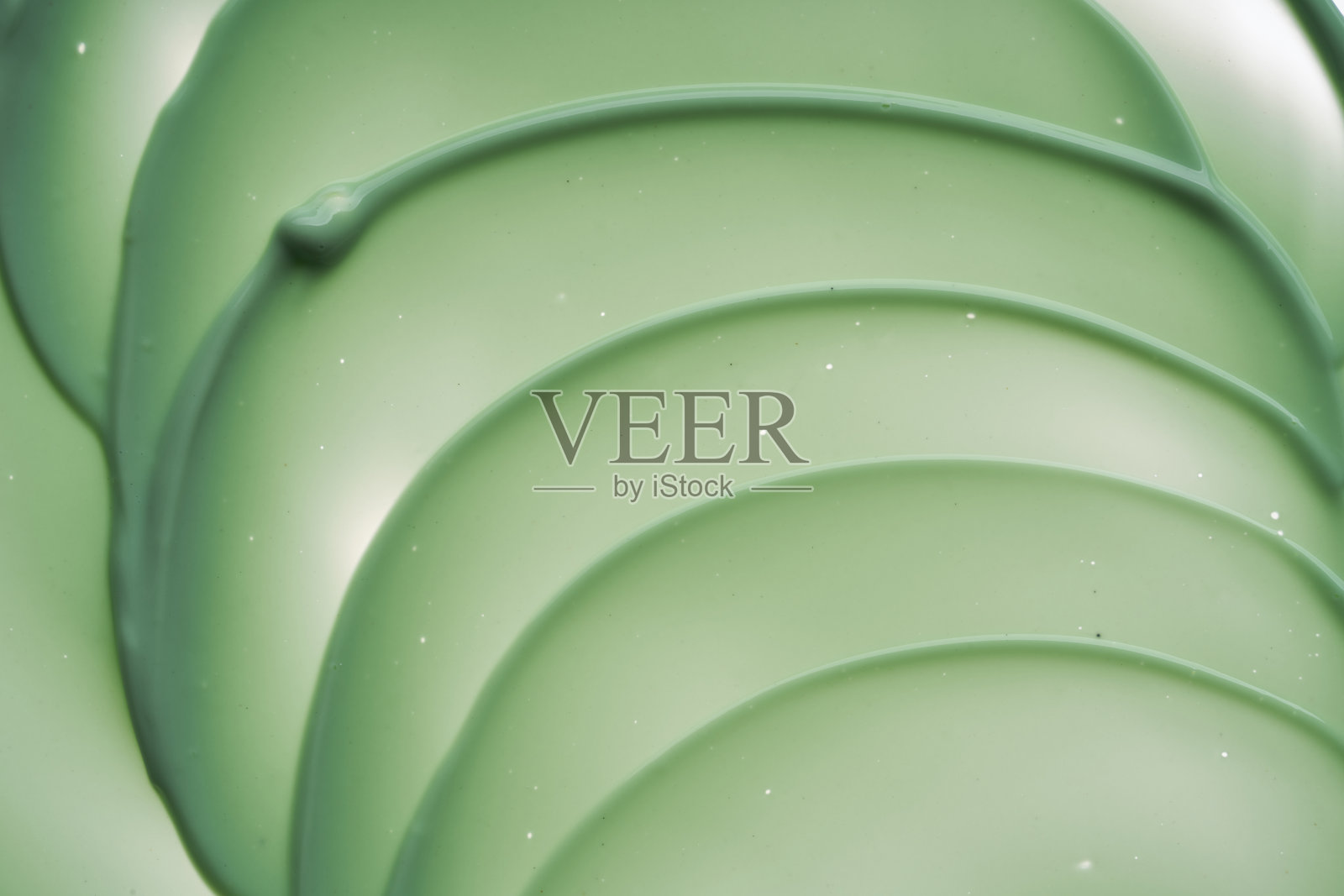 化妆品绿色奶油孤立在白色背景照片摄影图片