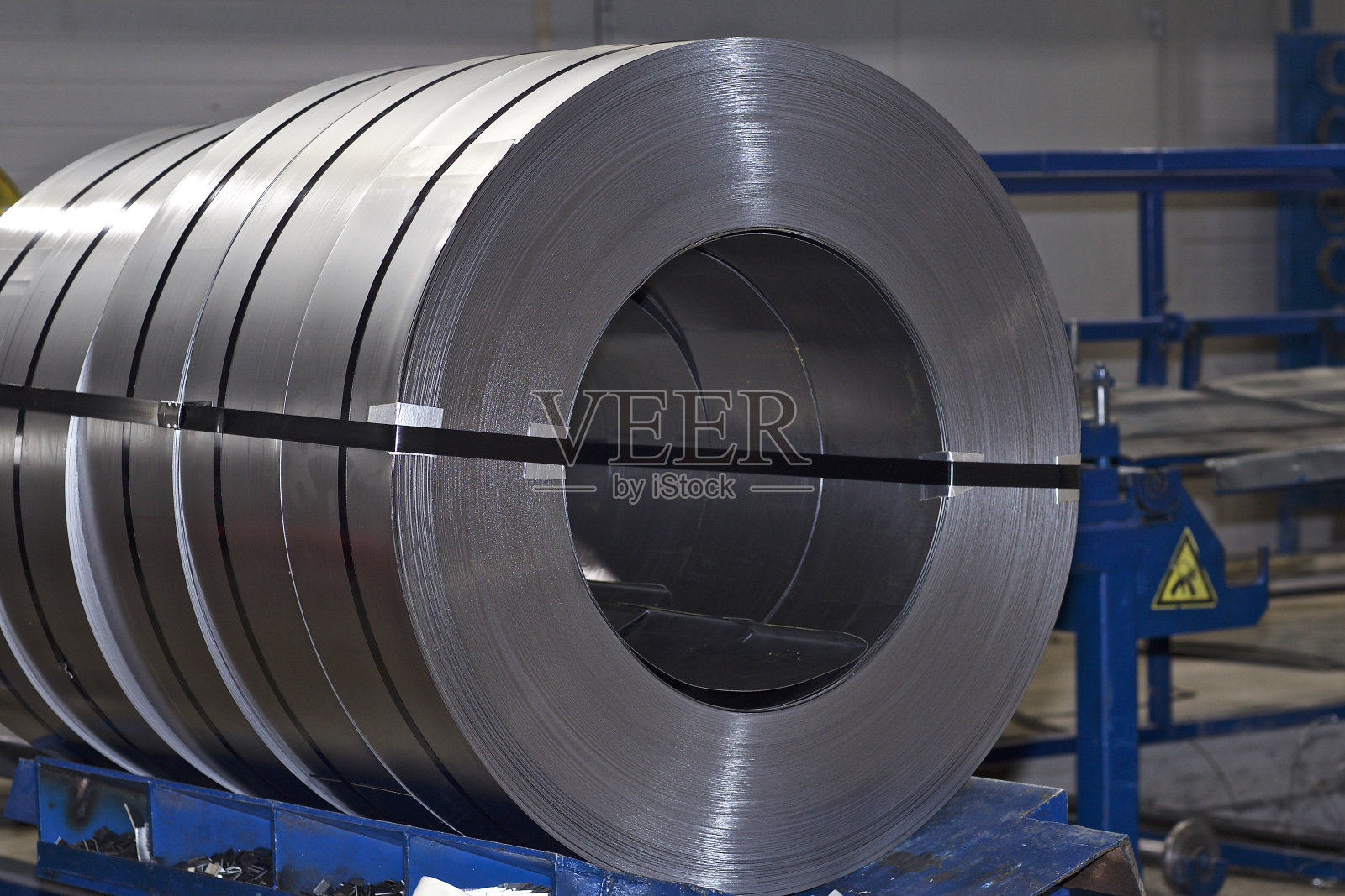 库存冷轧镀锌钢卷照片摄影图片