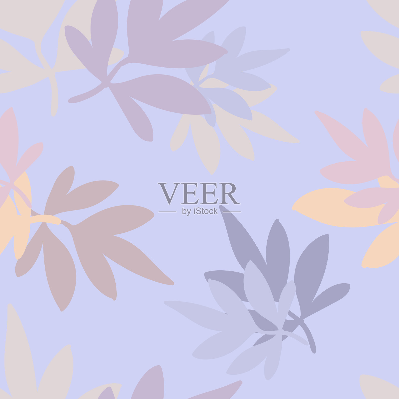 用于时尚纺织品，婚礼织物，艺术印花。纹理，花卉设计，热带背景，夏季Eps10插画图片素材