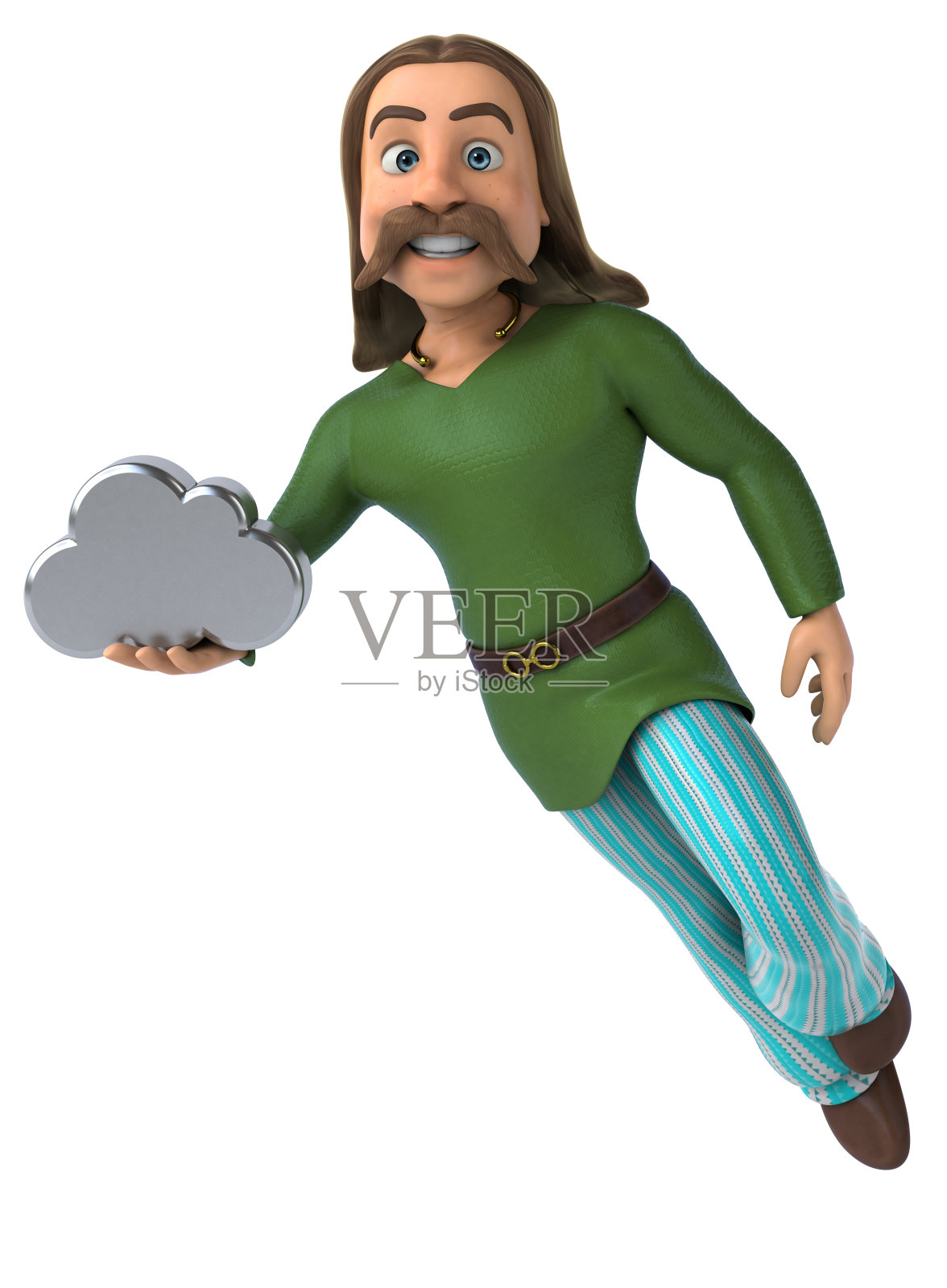 有趣的高卢- 3D插图照片摄影图片