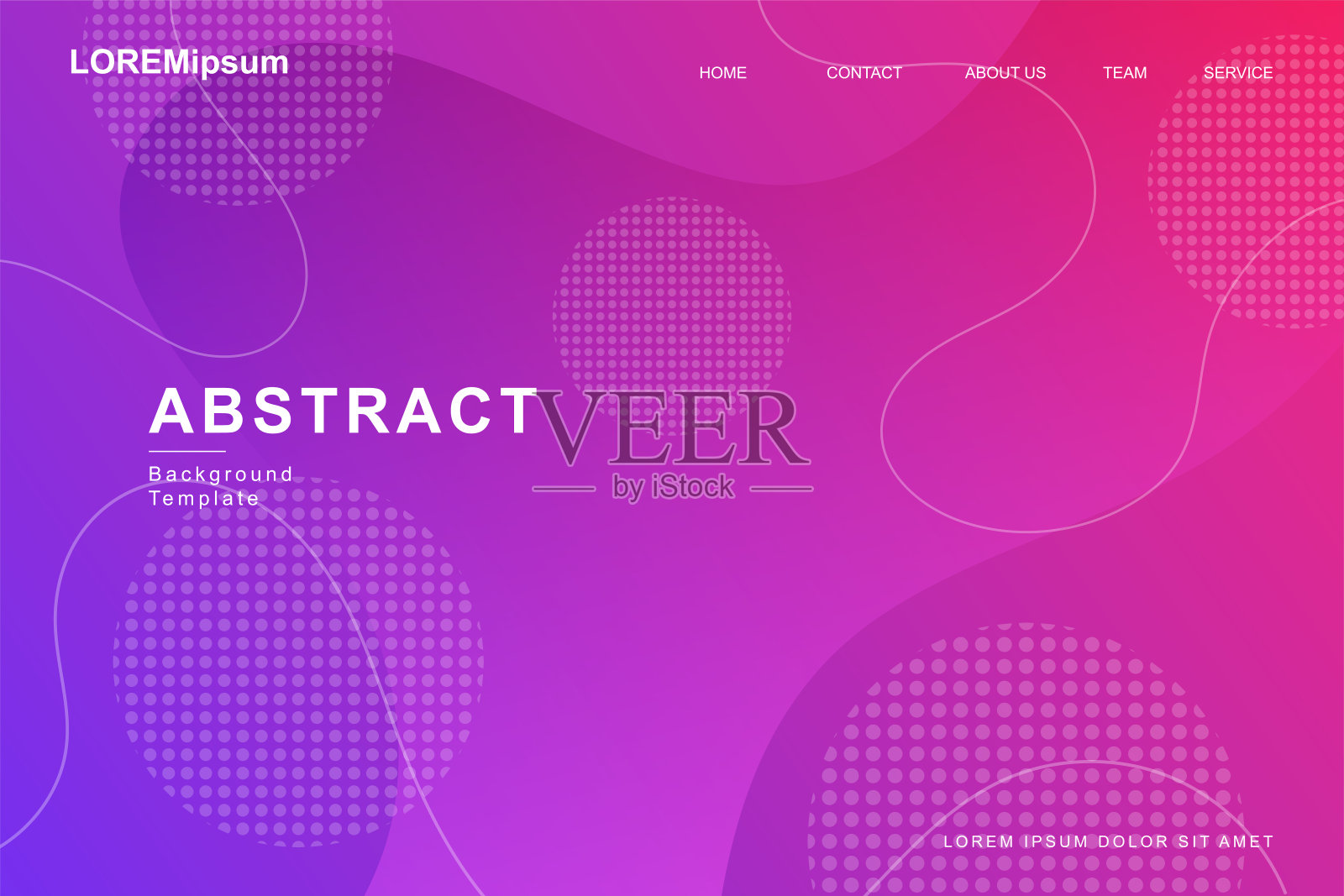 登陆页面背景的抽象流体组成插画图片素材