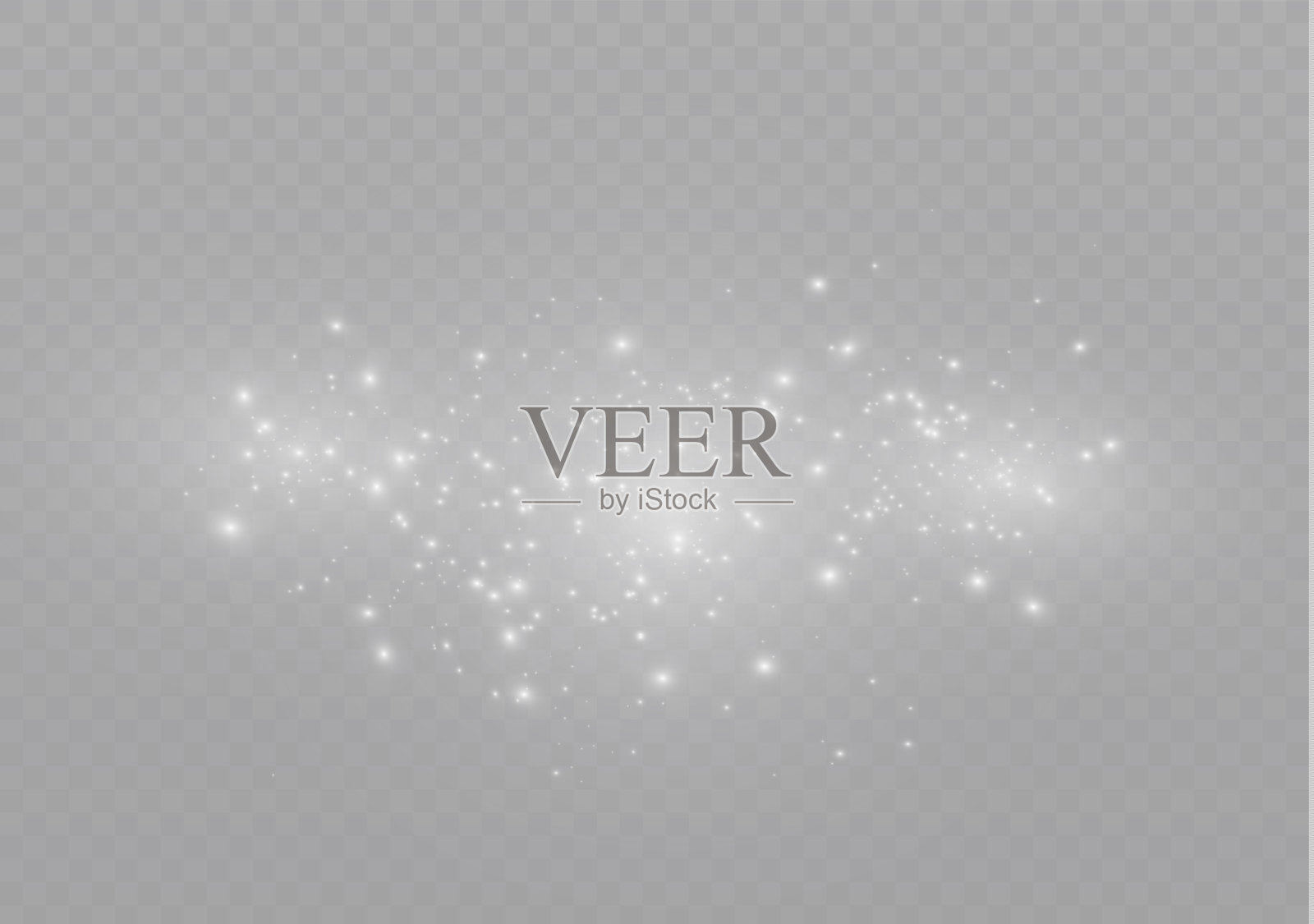 闪闪发光的魔法尘埃插画图片素材