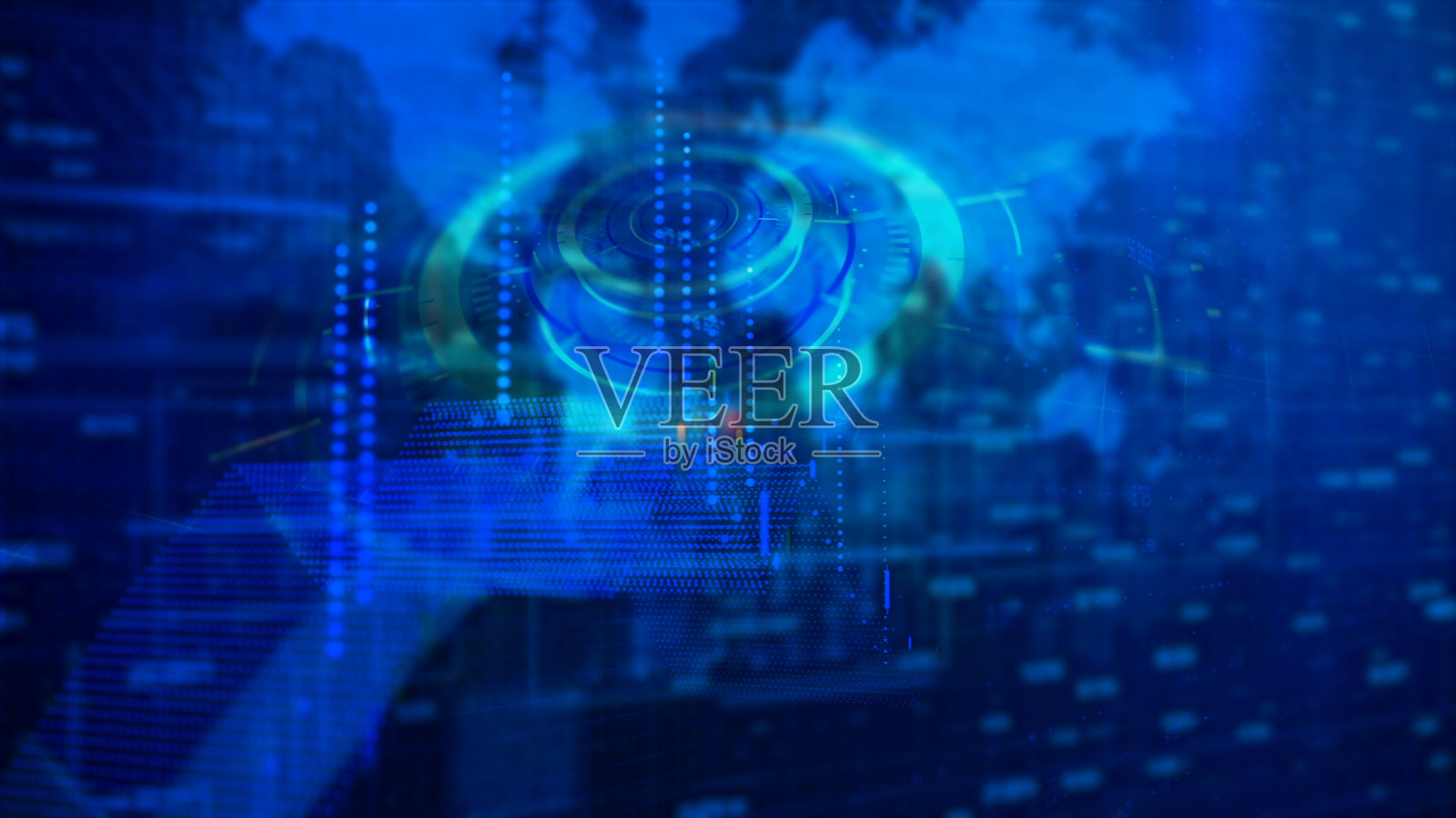 抽象的数字网络照片摄影图片