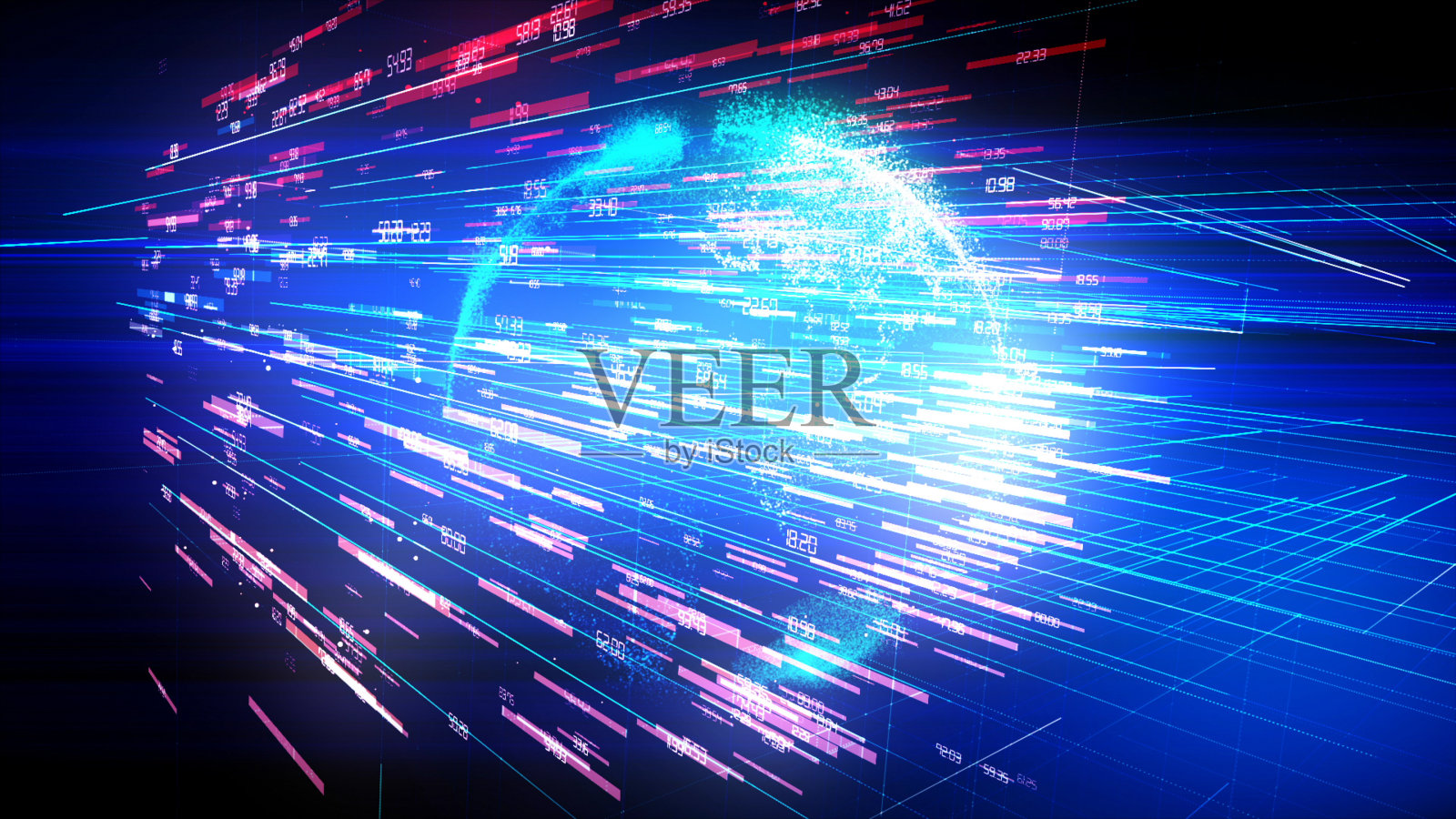 抽象的数字网络照片摄影图片