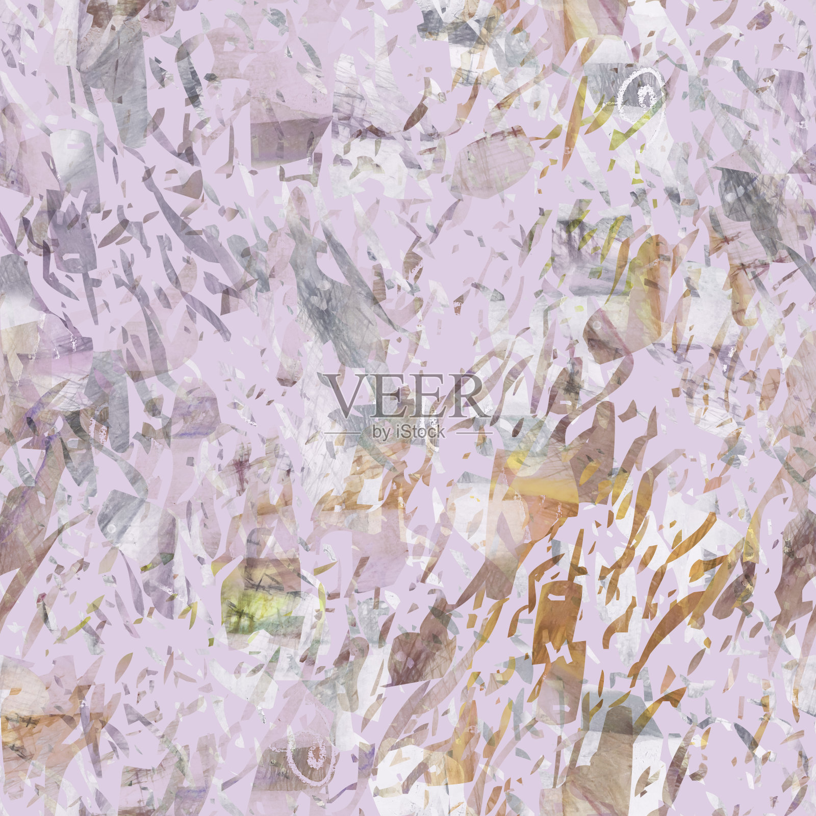 抽象的无缝模式。插画图片素材