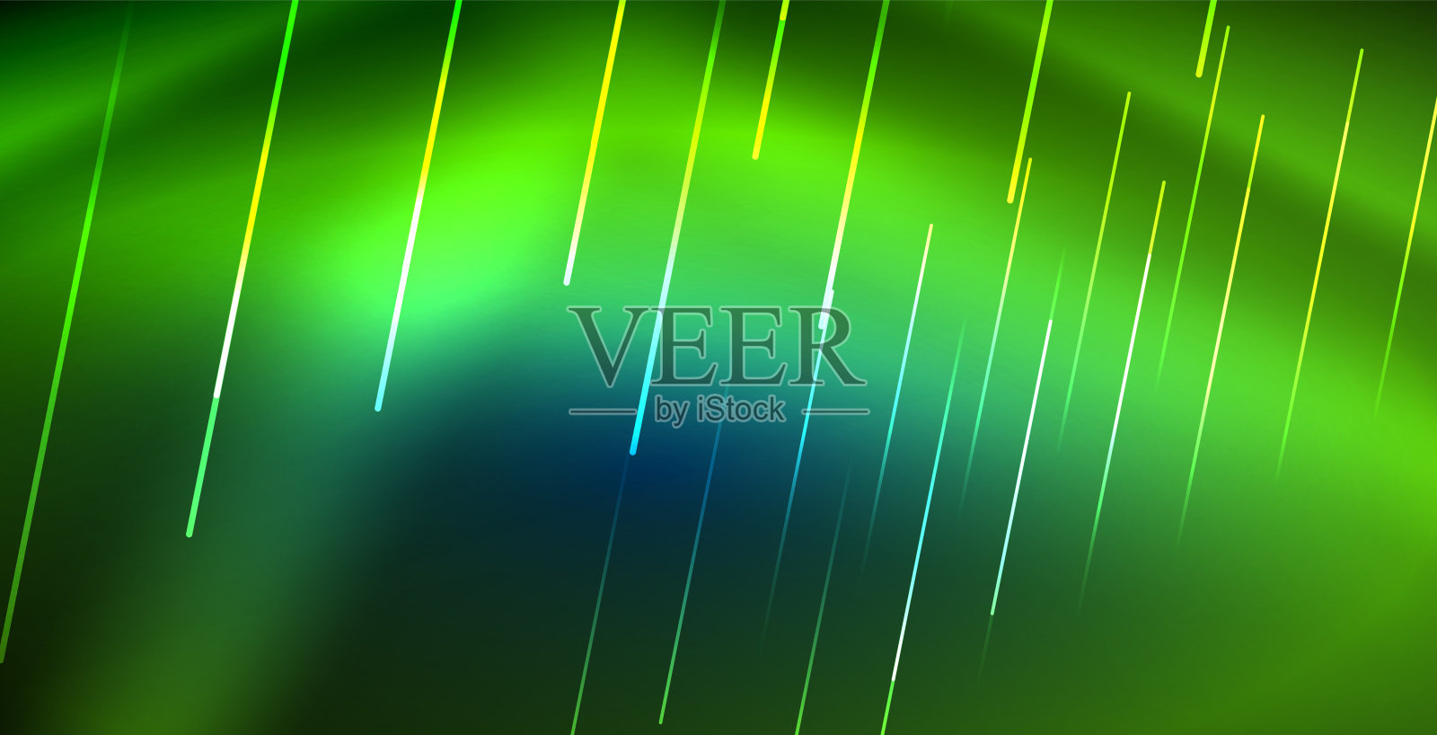 霓虹灯发光的技术线，蓝色高科技未来抽象的背景模板与灯插画图片素材