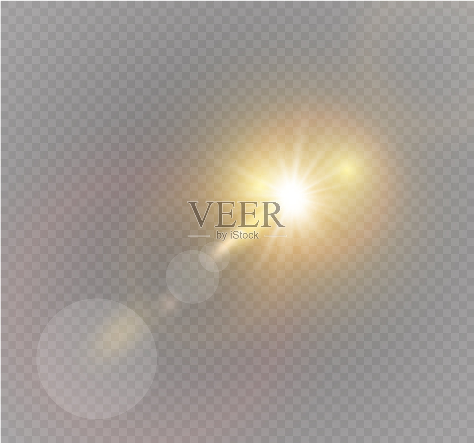 矢量透明阳光插画图片素材