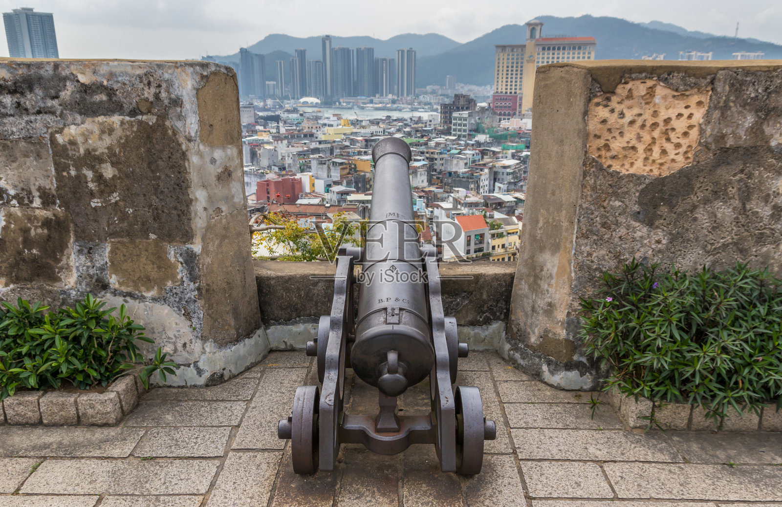 澳门东望洋炮台、堡垒。中国照片摄影图片