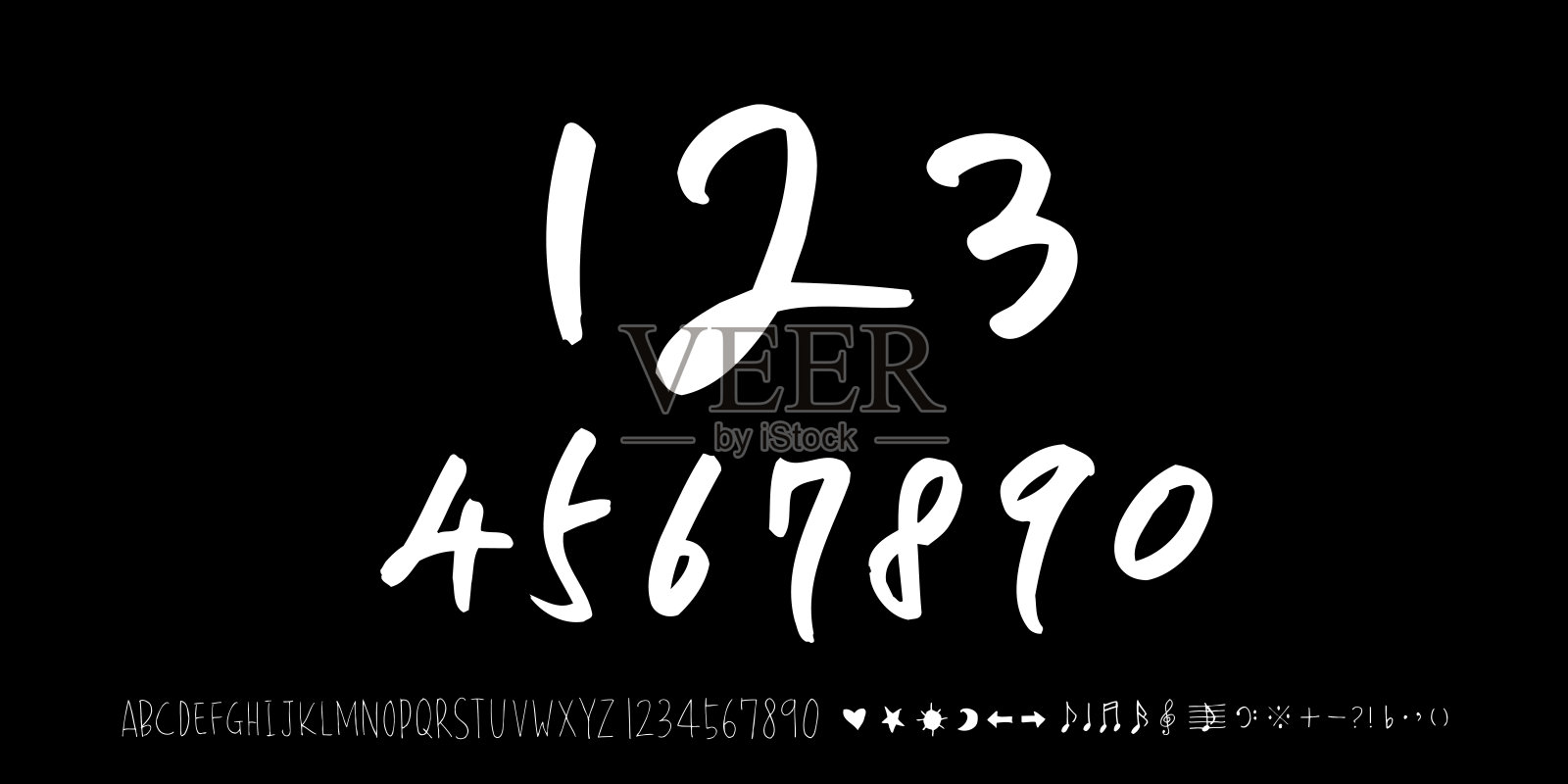 矢量字体插画图片素材