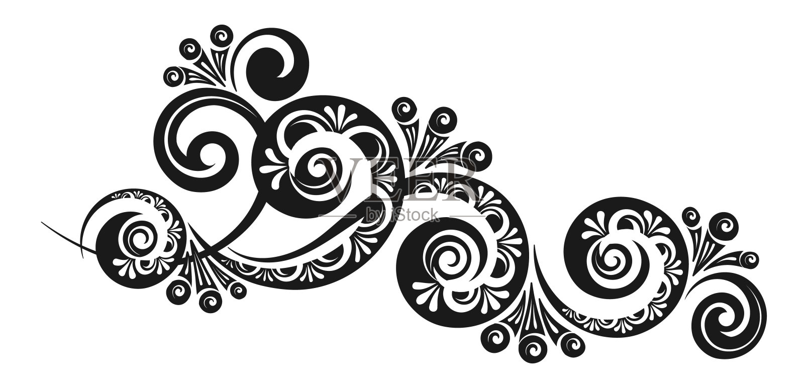 装饰矢量模式。插画图片素材