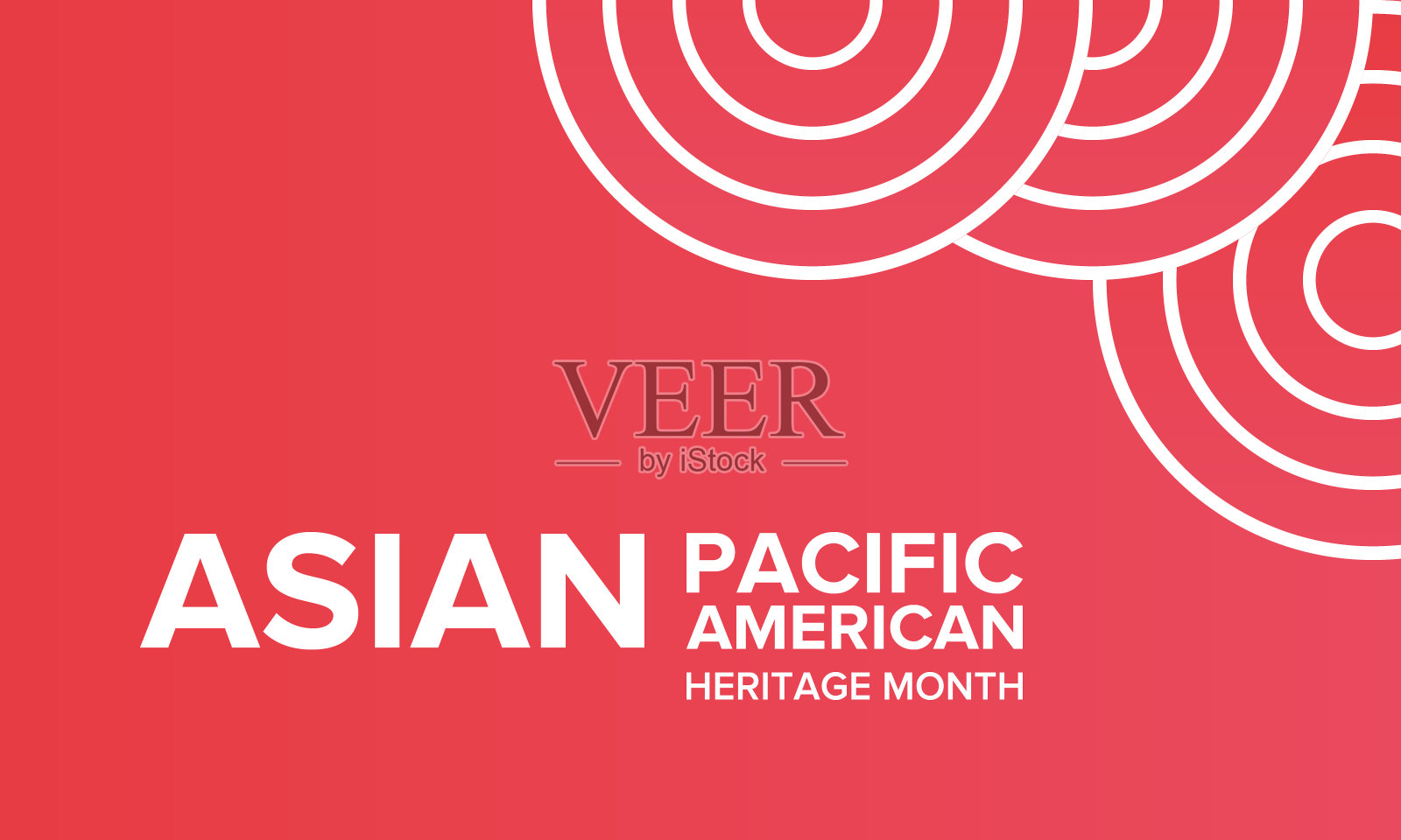 亚太裔美国人传统月。在五月庆祝。它庆祝美国亚裔美国人和太平洋岛民的文化、传统和历史。海报、卡片、横幅和背景。矢量图插画图片素材