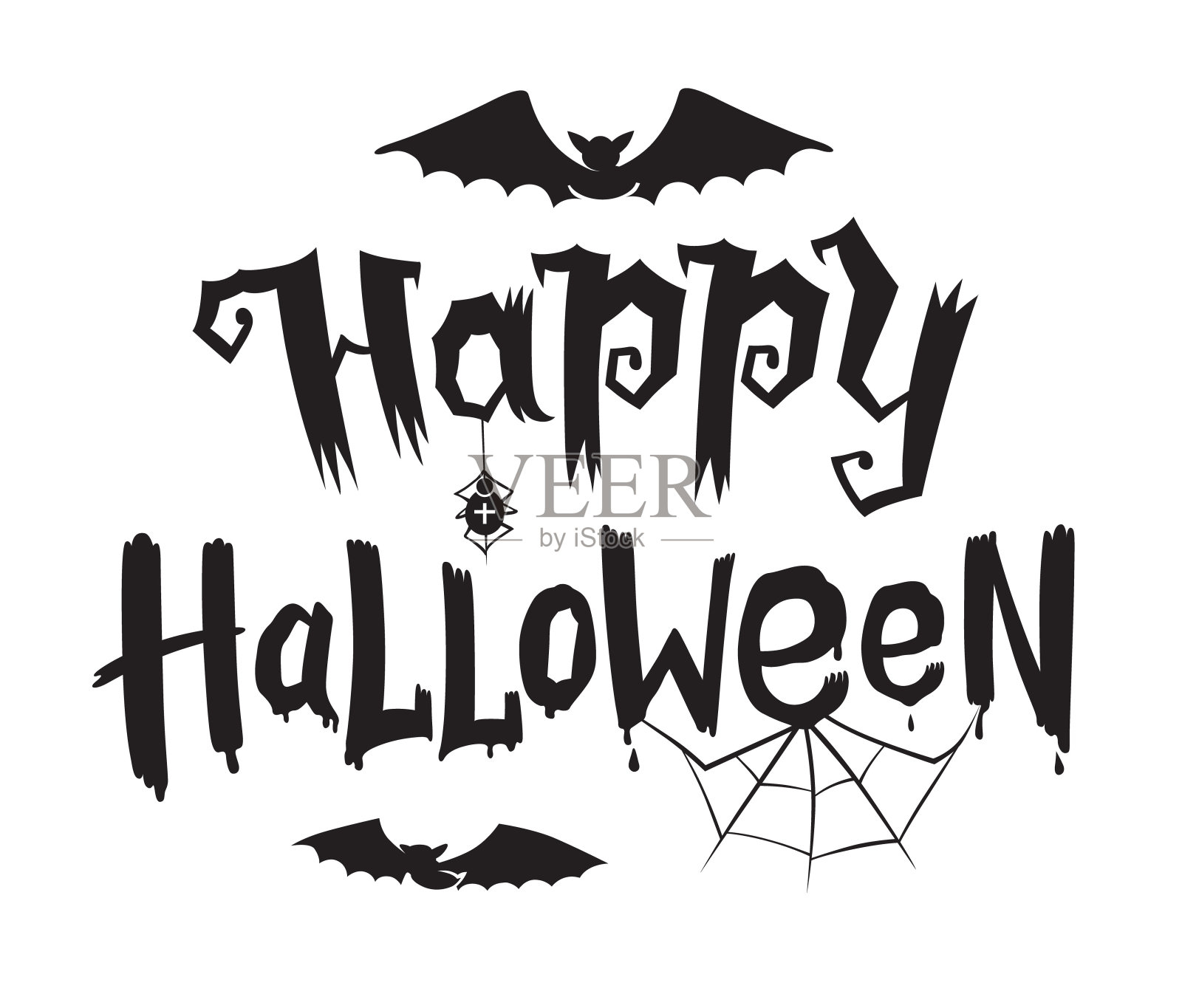 万圣节的标志插画图片素材