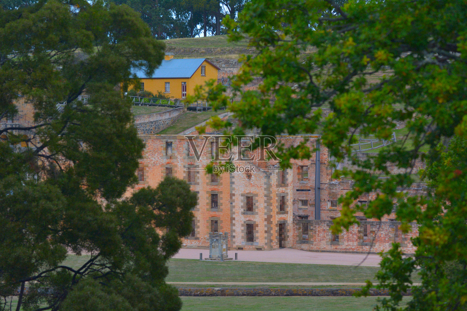 澳大利亚塔斯马尼亚的阿瑟港历史遗址照片摄影图片
