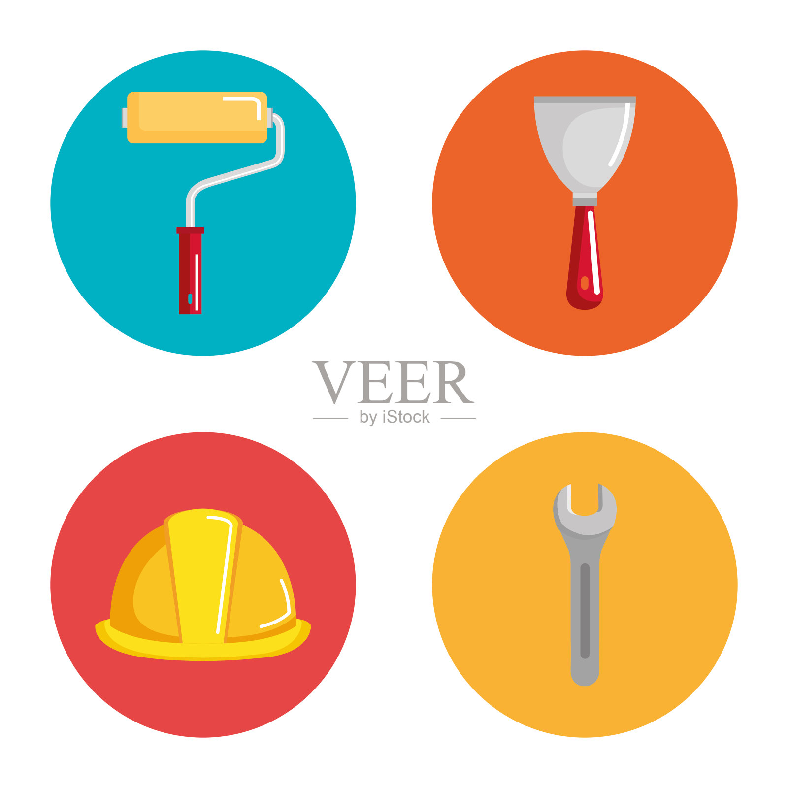 施工设备插画图片素材