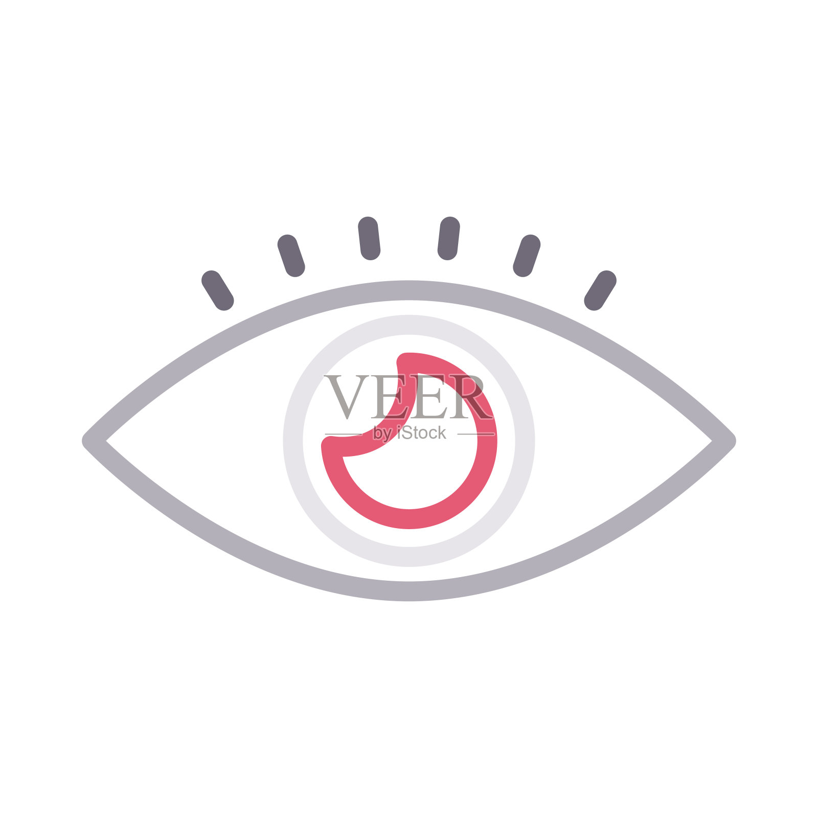 眼睛插画图片素材