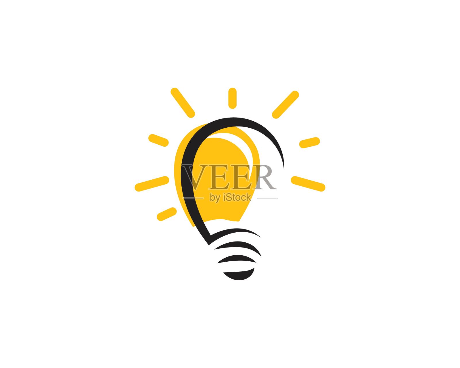 灯泡符号图标图标素材