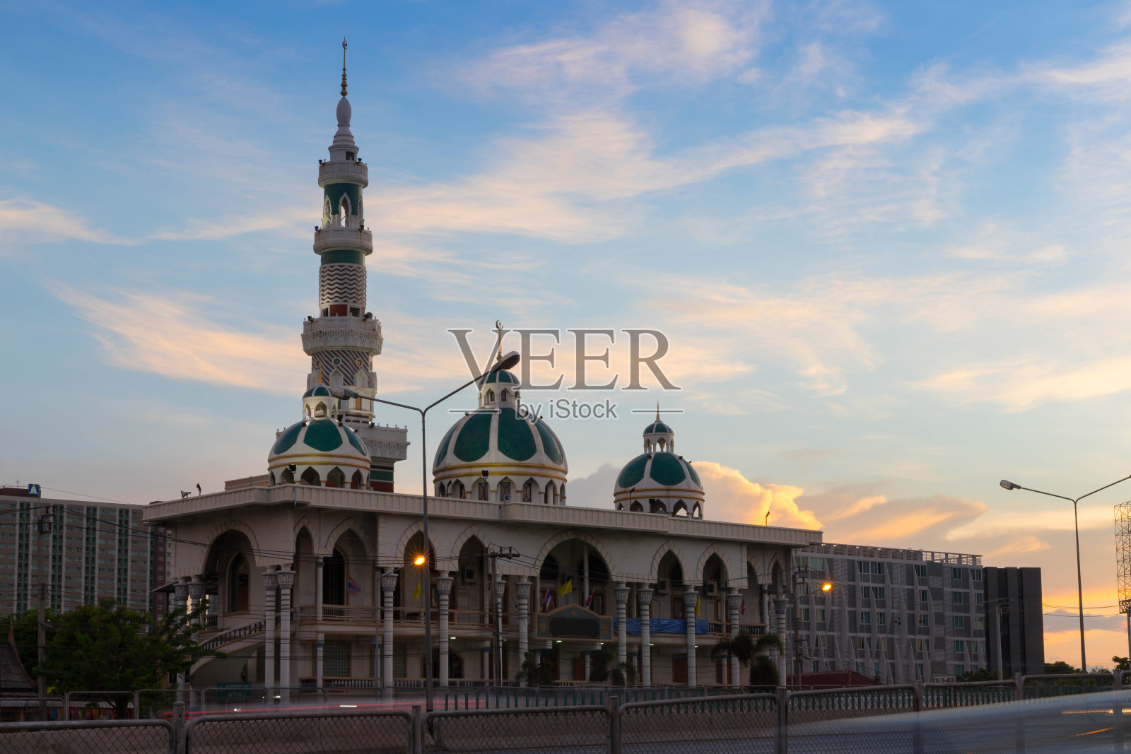 泰国曼谷雅明清真寺照片摄影图片