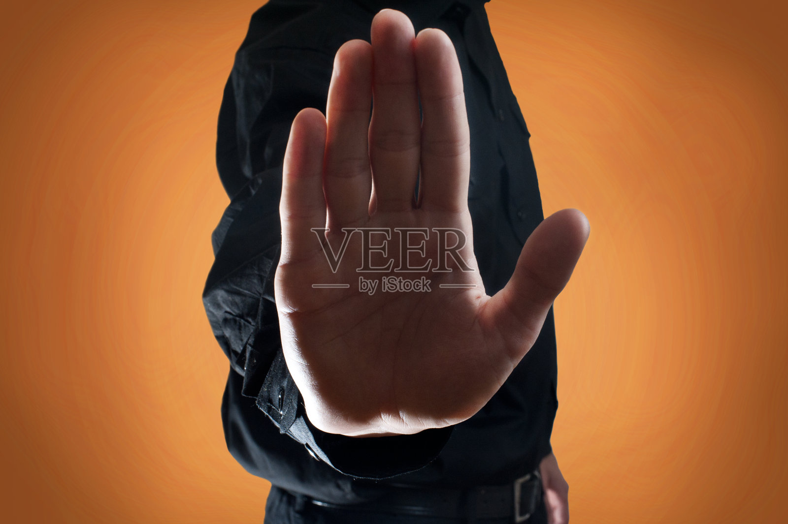 停止手势(点击查看更多)照片摄影图片